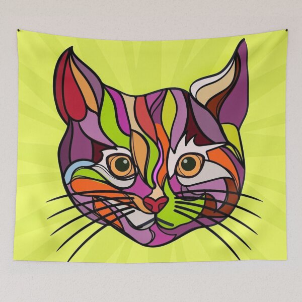 Item preview, Cat pop art designed and sold by TheSkullArmy.