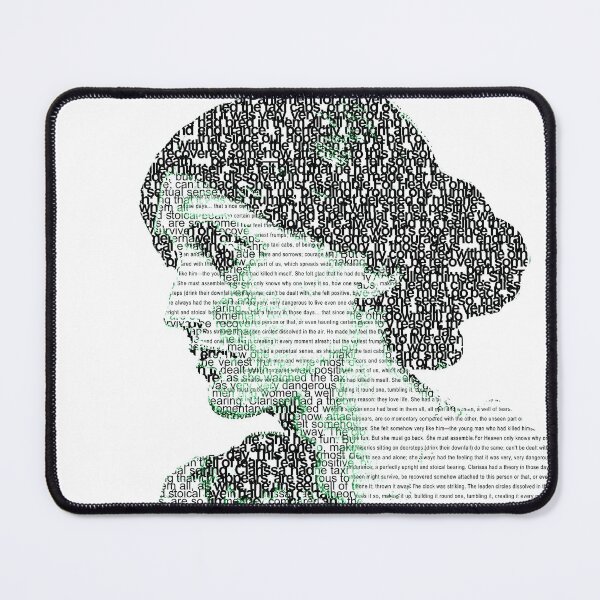 Item preview, Virginia Woolf - Word Portrait (with words from Mrs. Dalloway) designed and sold by goldenanchor.