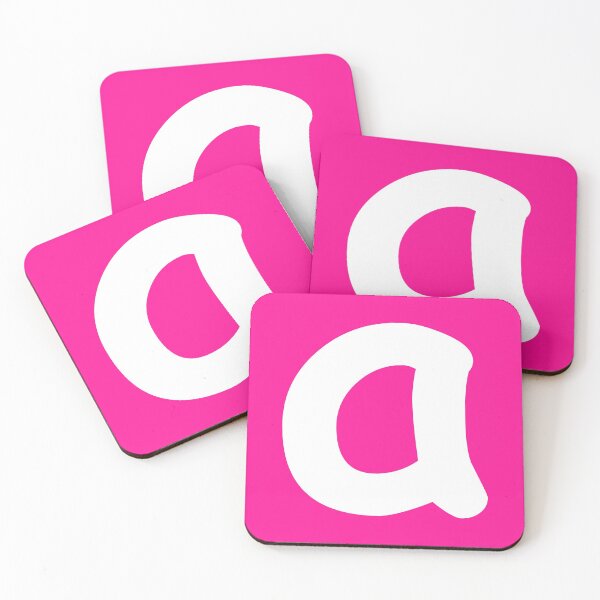 Item preview, Pink Letter a Lower Case Alphabet Girls Birthday Gift designed and sold by Shariss.