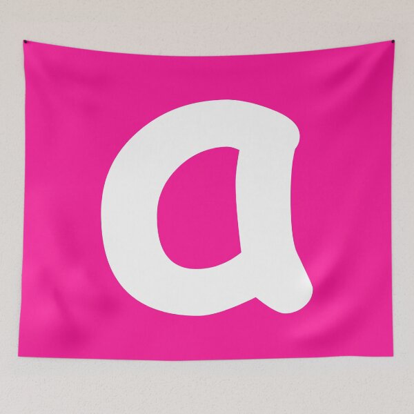 Item preview, Pink Letter a Lower Case Alphabet Girls Birthday Gift designed and sold by Shariss.