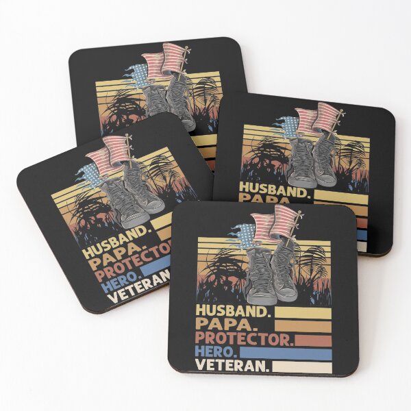 Item preview, Husband , Papa , Protector , Hero , Veteran designed and sold by AEGMEDIA.