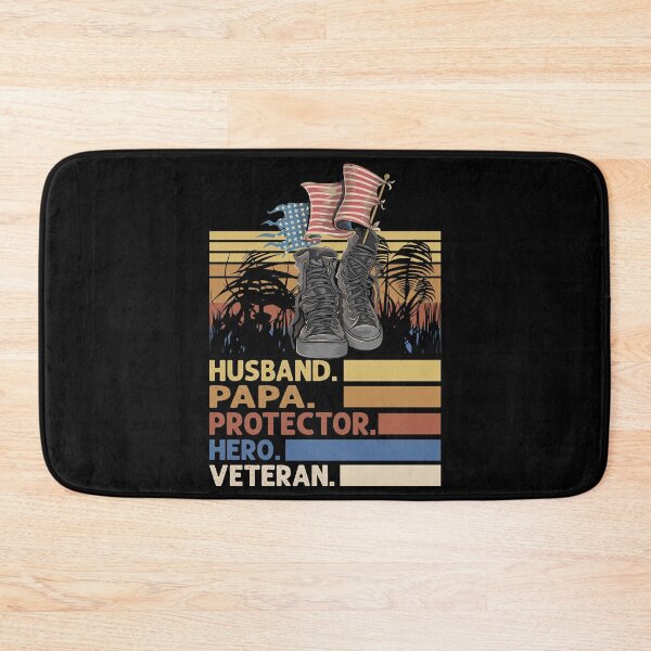 Item preview, Husband , Papa , Protector , Hero , Veteran designed and sold by AEGMEDIA.