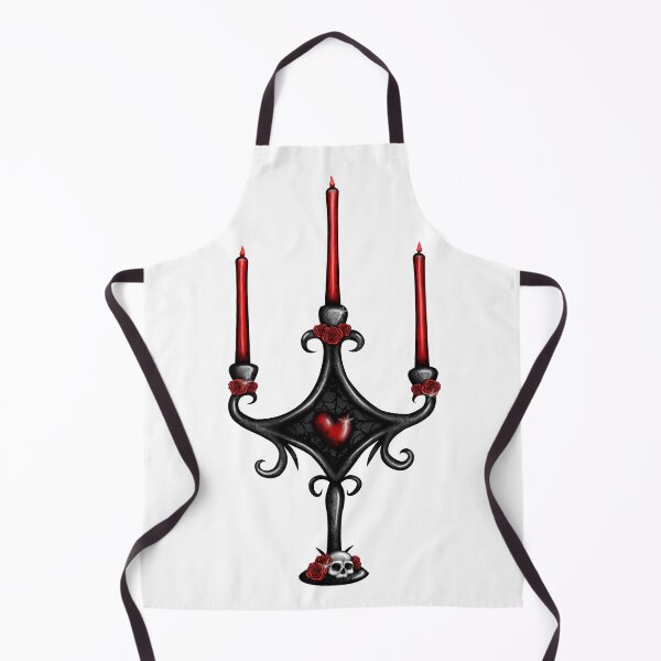 Item preview, Dark Candlestick with Red Heart designed and sold by DeneboArt.
