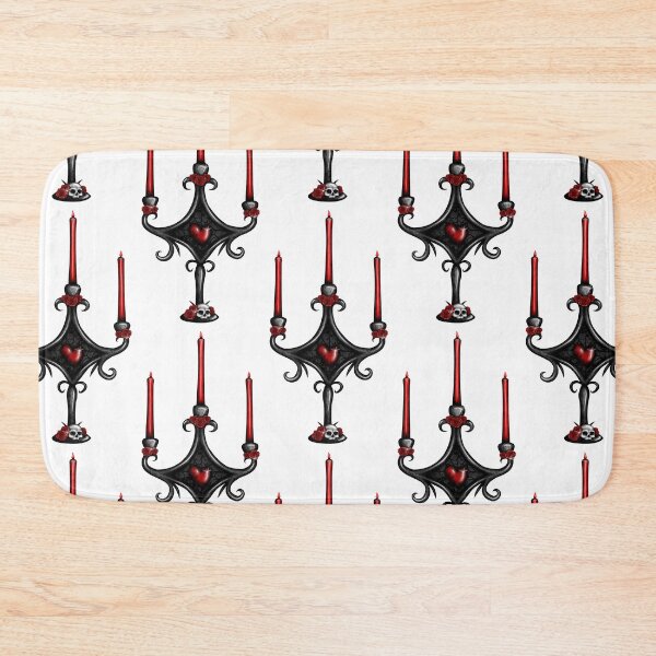 Item preview, Dark Candlestick with Red Heart designed and sold by DeneboArt.