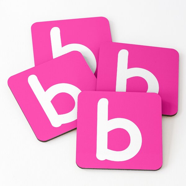 Item preview, Pink Letter b Lower Case Alphabet Girls Birthday Gift designed and sold by Shariss.