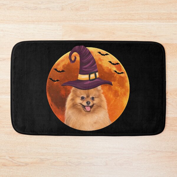 Item preview, Cute spitz dog with witch hat designed and sold by alaechamlal.
