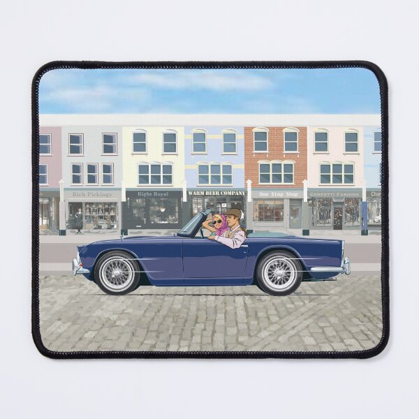 Item preview, Royal Blue coloured TR4 with optional wire wheels designed and sold by Bigs66.