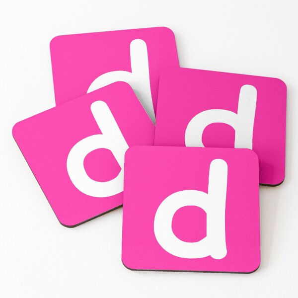 Item preview, Pink Letter d Lower Case Alphabet Girls Birthday Gift designed and sold by Shariss.