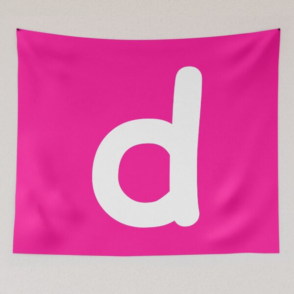Item preview, Pink Letter d Lower Case Alphabet Girls Birthday Gift designed and sold by Shariss.