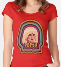 Katya Zamolodchikova - Party Women's Fitted Scoop T-Shirt