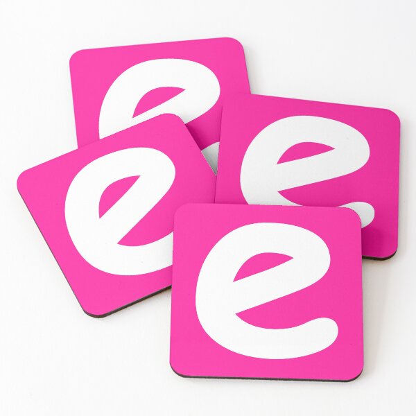 Item preview, Pink Letter e Lower Case Alphabet Girls Birthday Gift designed and sold by Shariss.