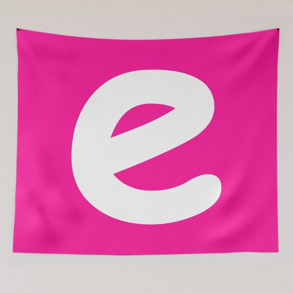 Item preview, Pink Letter e Lower Case Alphabet Girls Birthday Gift designed and sold by Shariss.
