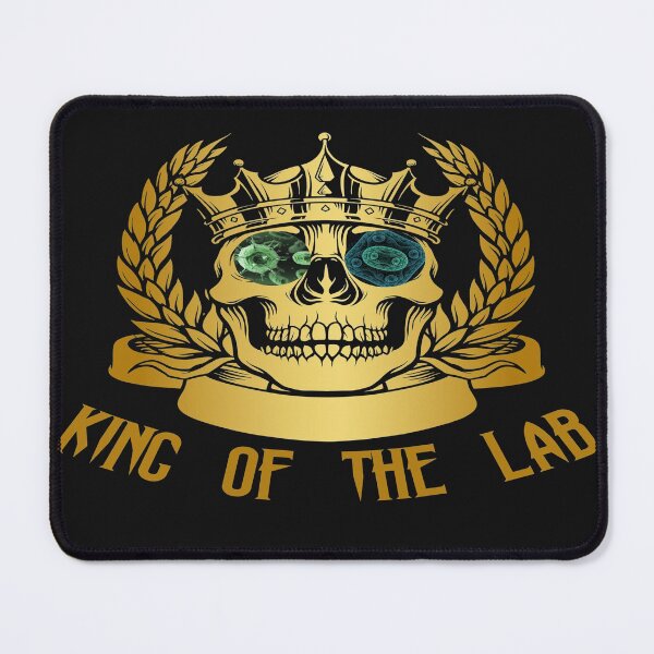 Item preview, KING OF THE LAB SKULL MEDICAL LAB TECH SCIENTIST  designed and sold by Hippiesole.
