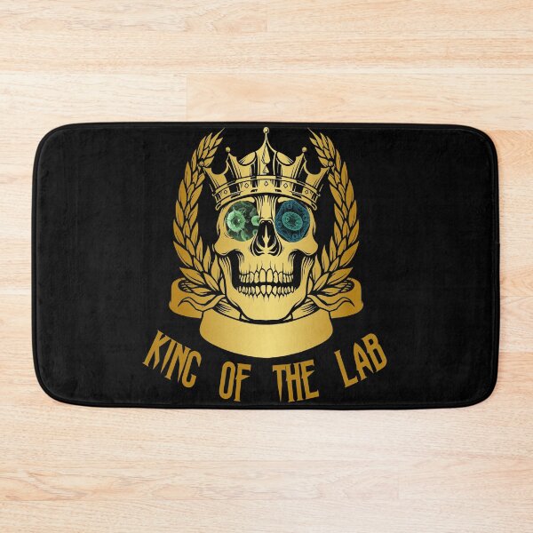 Item preview, KING OF THE LAB SKULL MEDICAL LAB TECH SCIENTIST  designed and sold by Hippiesole.