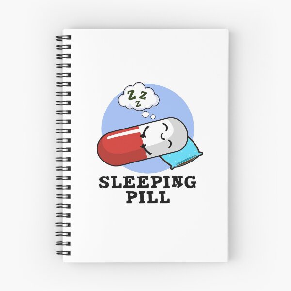 Item preview, Sleeping Pill Cute Medicine Puns designed and sold by punnybone.