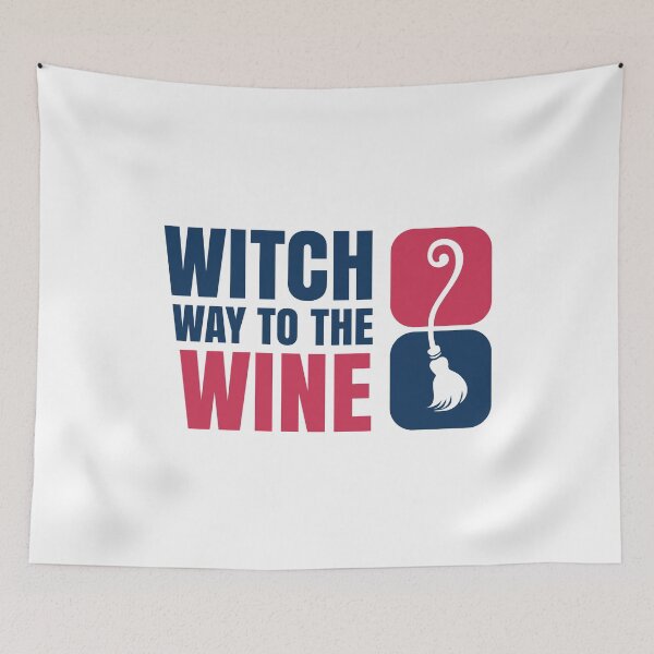 Item preview, witch way to the wine designed and sold by Vansh Arora.