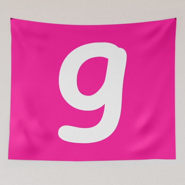 Item preview, Pink Letter g Lower Case Alphabet Girls Birthday Gift designed and sold by Shariss.