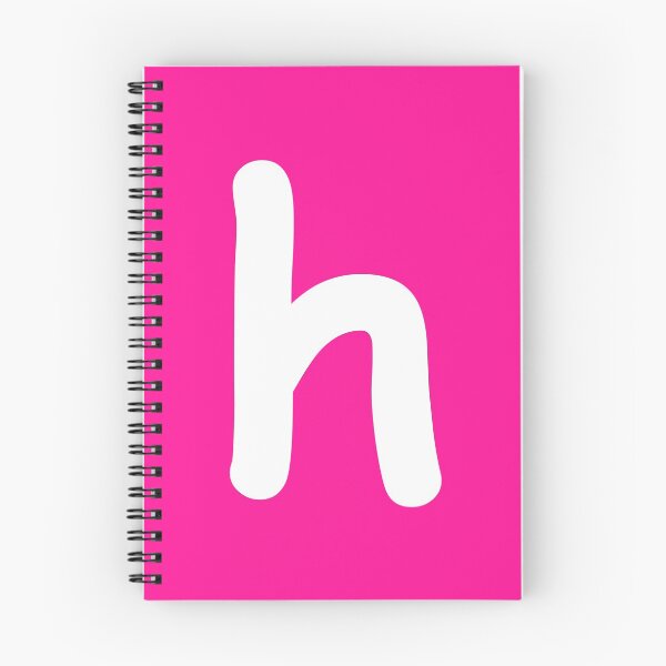 Item preview, Pink Letter h Lower Case Alphabet Girls Birthday Gift designed and sold by Shariss.