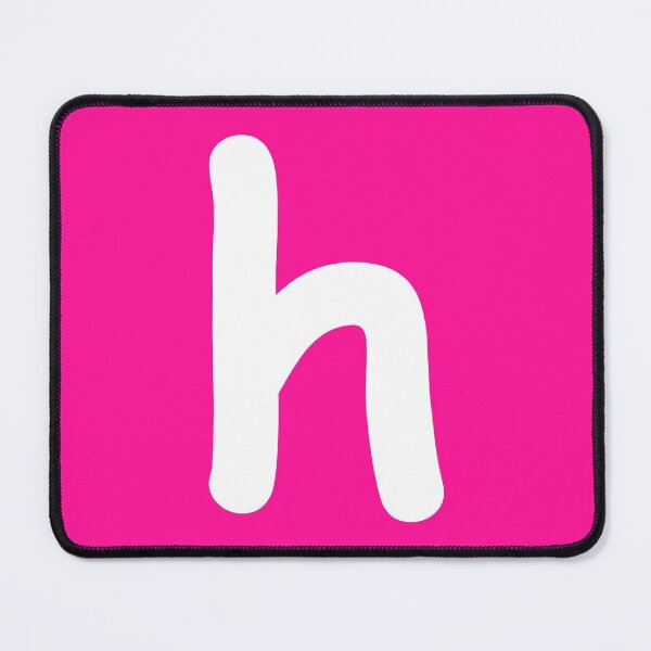 Item preview, Pink Letter h Lower Case Alphabet Girls Birthday Gift designed and sold by Shariss.