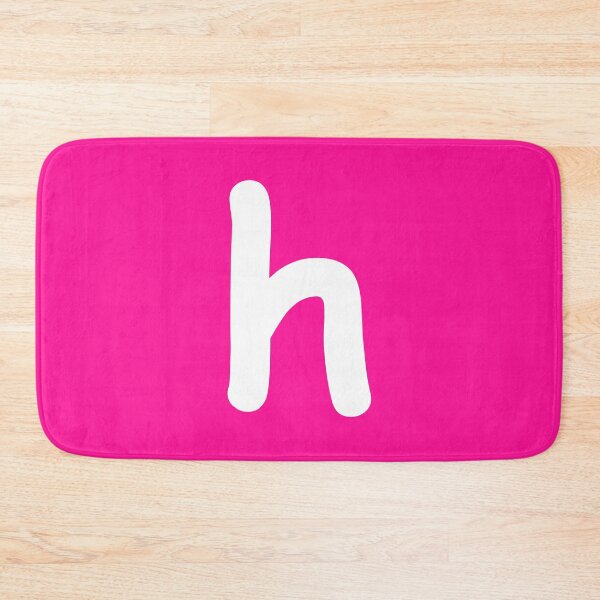 Item preview, Pink Letter h Lower Case Alphabet Girls Birthday Gift designed and sold by Shariss.