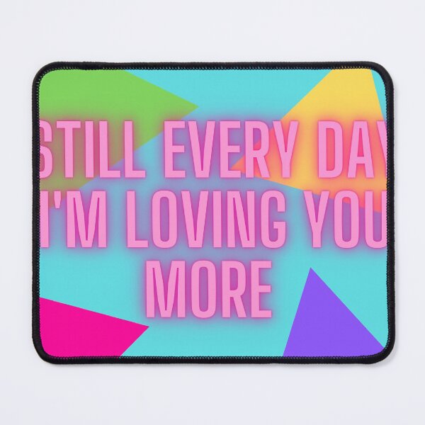 Item preview, Still Every Day I'm Loving You More - Triangles designed and sold by emalib.