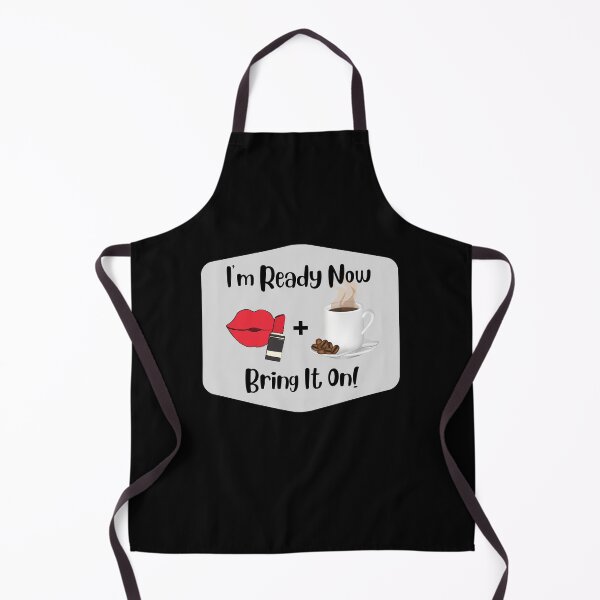 Item preview, I'm Ready Now, Lipstick and Coffee Girl Power Design designed and sold by Looksup.