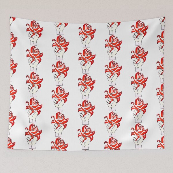 Item preview, Simple Rose Socialist Art Design designed and sold by Zareen Sayyed.