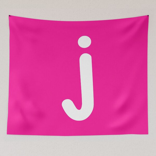 Item preview, Pink Letter j Lower Case Alphabet Girls Birthday Gift designed and sold by Shariss.