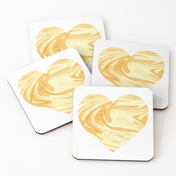 Item preview, Holographic Gold Heart Marble Chrome Design designed and sold by PrettyPage.