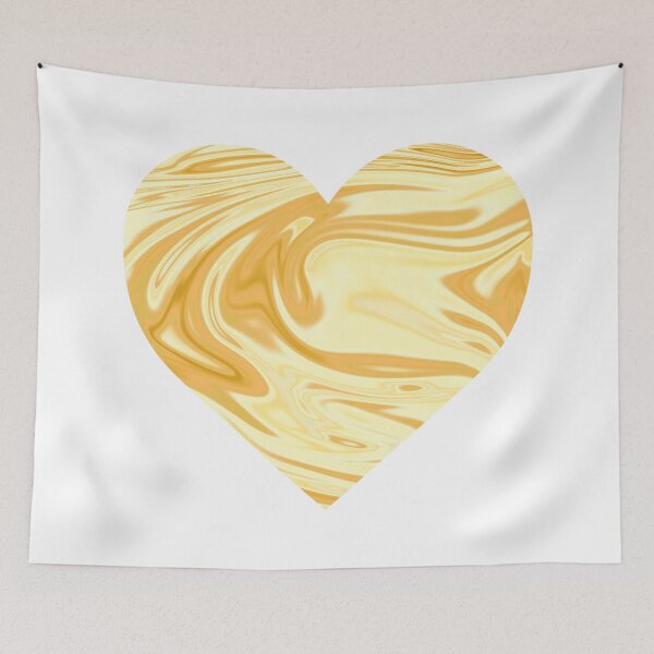 Item preview, Holographic Gold Heart Marble Chrome Design designed and sold by PrettyPage.