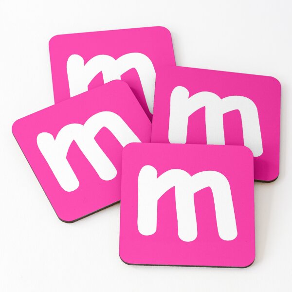 Item preview, Pink Letter m Lower Case Alphabet Girls Birthday Gift designed and sold by Shariss.