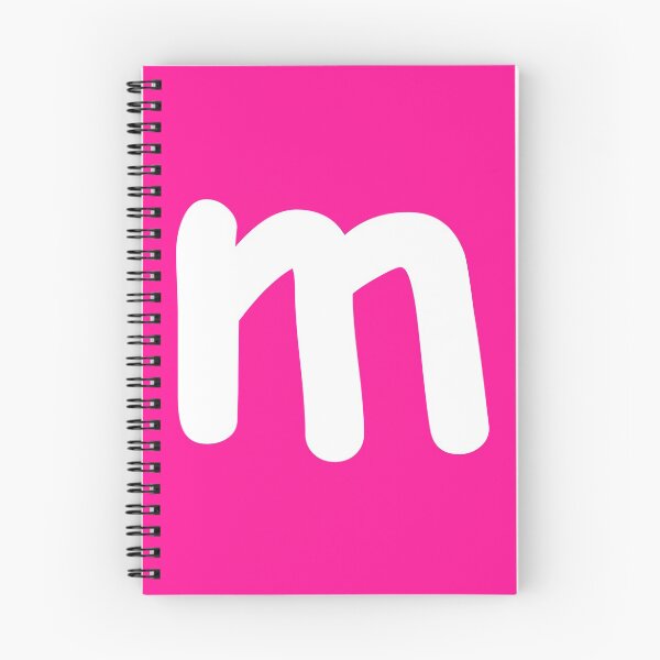 Item preview, Pink Letter m Lower Case Alphabet Girls Birthday Gift designed and sold by Shariss.