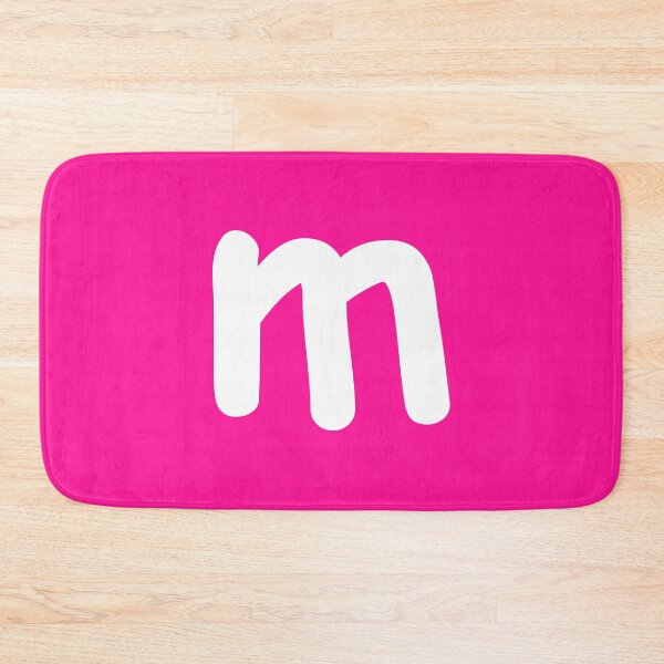 Item preview, Pink Letter m Lower Case Alphabet Girls Birthday Gift designed and sold by Shariss.