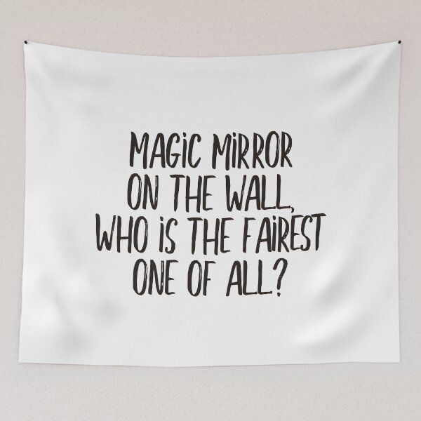 Item preview, Magic Mirror on the wall, who is the fairest one of all?? (black) designed and sold by didijuca.