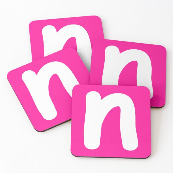 Item preview, Pink Letter n Lower Case Alphabet Girls Birthday Gift designed and sold by Shariss.