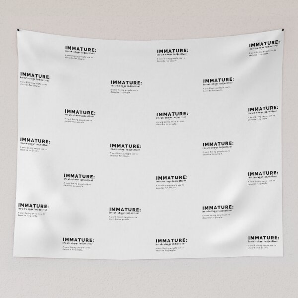 Item preview, Immature Funny Definition (Immature Dictionary Meaning) designed and sold by molamode.