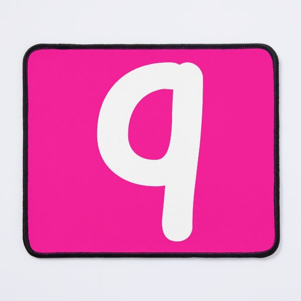 Item preview, Pink Letter q Lower Case Alphabet Girls Birthday Gift designed and sold by Shariss.