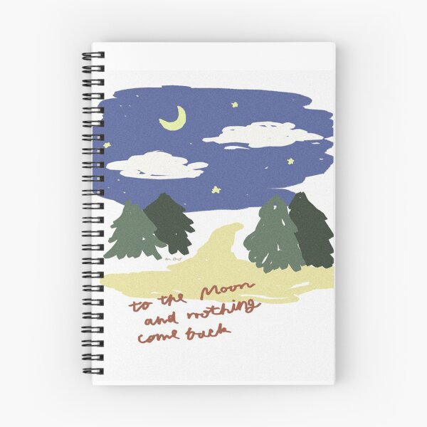 Item preview, Moonlight Night Notebook designed and sold by maylykwi.