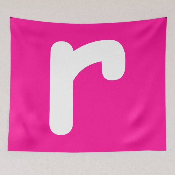 Item preview, Pink Letter r Lower Case Alphabet Girls Birthday Gift designed and sold by Shariss.