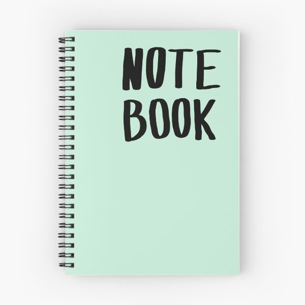 Item preview, Notebook Green mint colour cover designed and sold by 8thApril.
