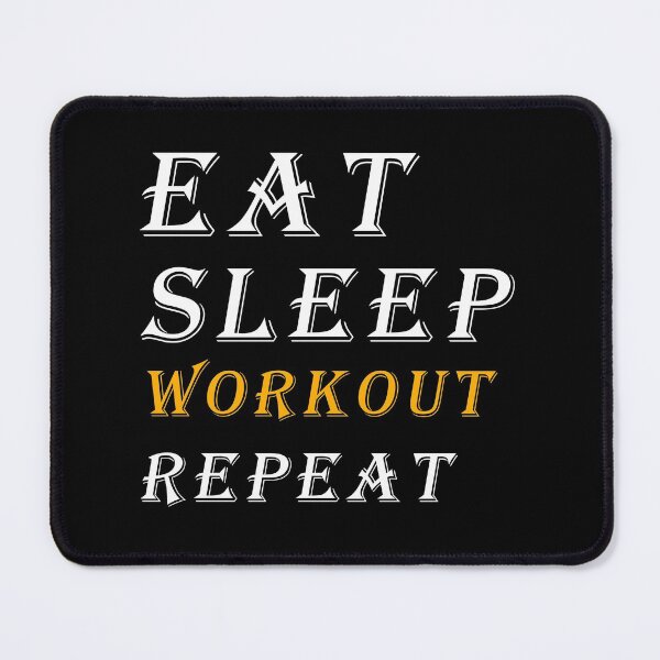 Item preview, Eat Sleep Workout Repeat designed and sold by dorento07.