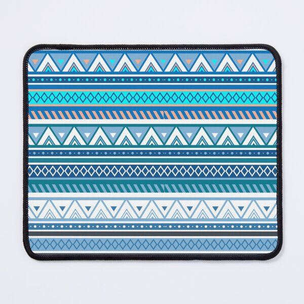 Item preview, Blue Aztec Style Pattern designed and sold by PerpetualDrift.
