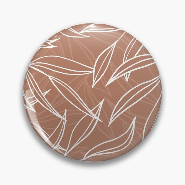 Item preview, Botanical Leaves with Burnt Orange Background  designed and sold by savariamarie.