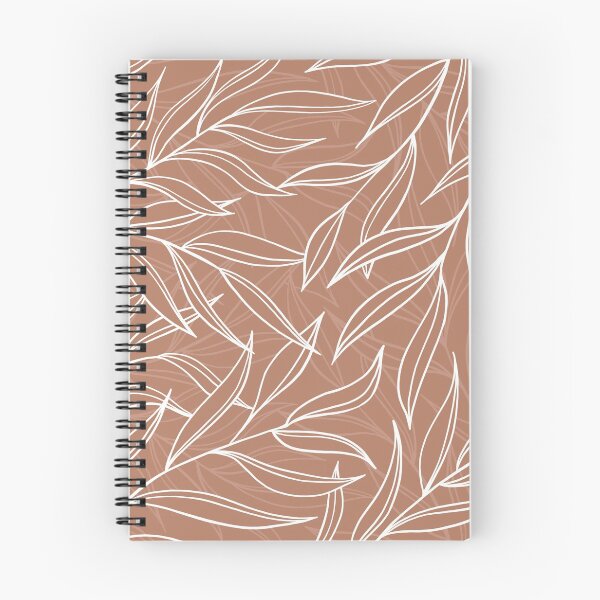 Item preview, Botanical Leaves with Burnt Orange Background  designed and sold by savariamarie.