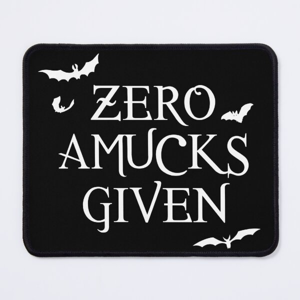 Item preview, Zero Amucks Given designed and sold by Jessica Cushen.
