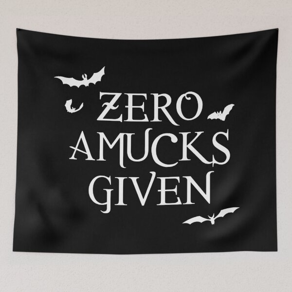 Item preview, Zero Amucks Given designed and sold by Jessica Cushen.