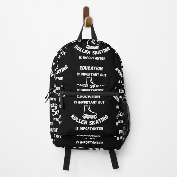 Item preview, Education Is Important But Roller Skating Is Importanter In Black designed and sold by LuckyKermit.