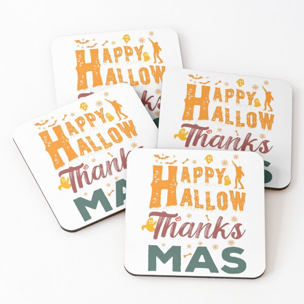 Item preview, HallowThanksMas - Funny Holiday Happy HallowThanksMas Halloween Christmas Thanksgiving Family designed and sold by ALITOPRINCE.
