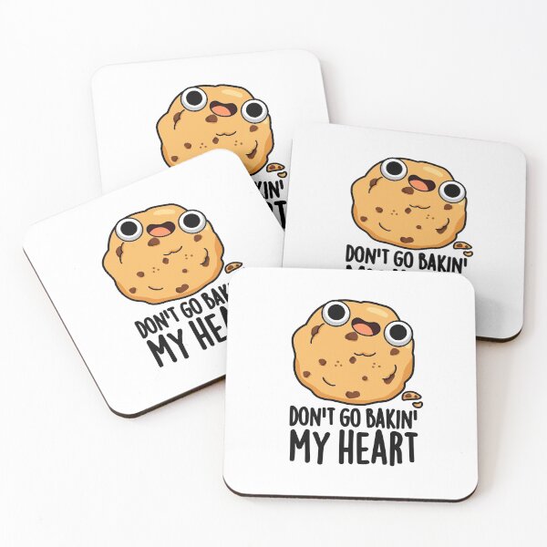 Item preview, Don't Go Bakin My Heart Funny Cookie Puns  designed and sold by punnybone.