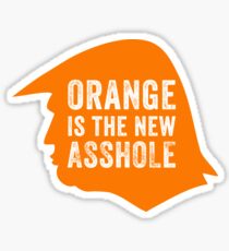 Orange is the new Asshole Sticker